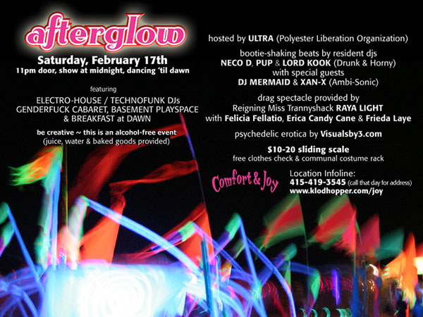 Afterglow Party Advertisment